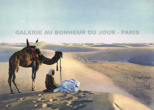 Lehnert et Landrock - La prière dans le sable Lehnert et Landrock - La prière dans le sable