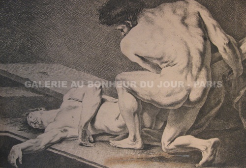 Carle Van Loo - Figure académique Carle van Loo - Figure académique