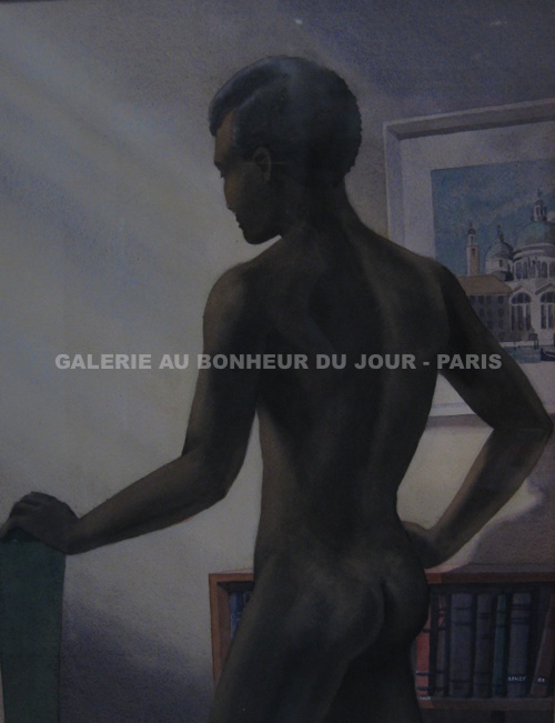 Lindy - Homme nu de profil Lindy - Homme nu de profil