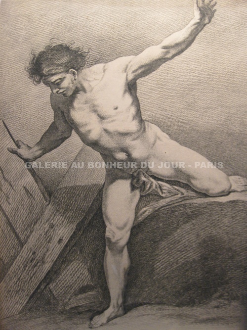 Carle Van Loo - Figure académique Carle van Loo - Figure académique